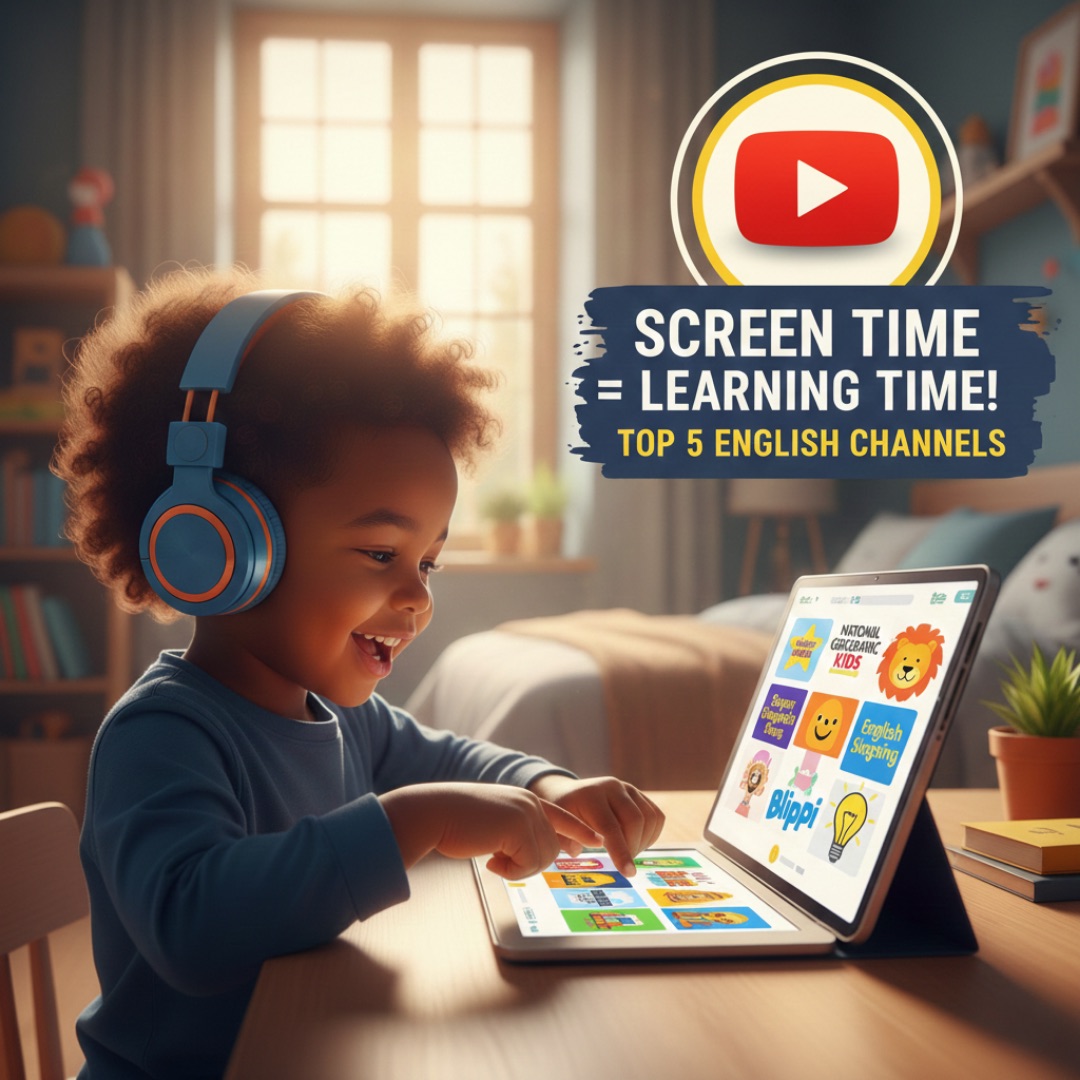 Ekran Süresini Fırsata Çevirin: Çocuklar İçin En İyi 5 İngilizce YouTube Kanalı